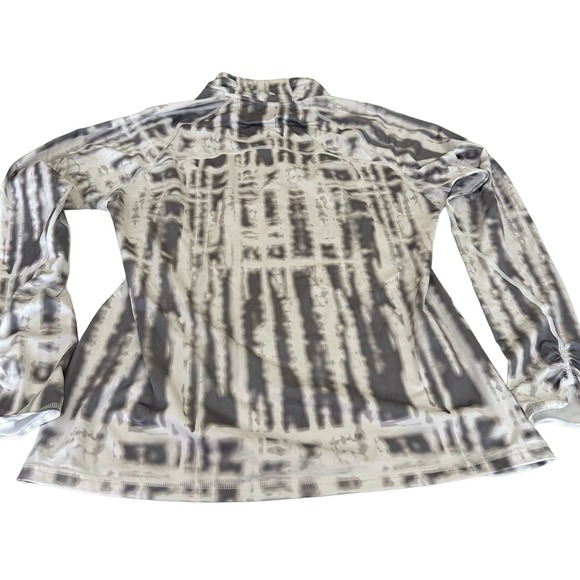 Women XL under armour high neckline zip pullover long sleeve workout top shirt - Picture 9 of 11